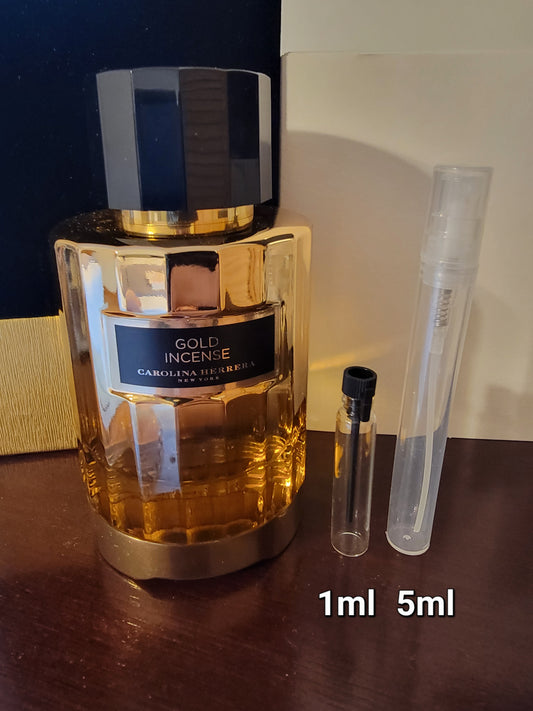 Gold Incense - Carolina Herrera, Eau de parfum 0.8ml, 2ml, 5ml sample