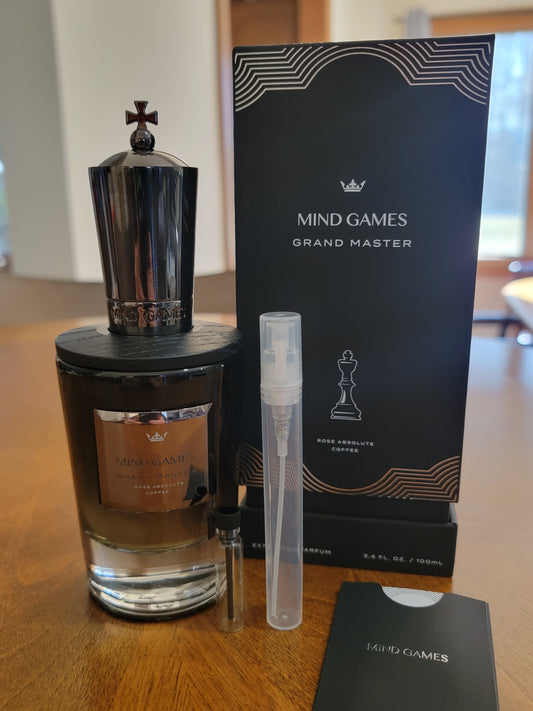 Grand Master - Mind Games, Eau de parfum 0.8ml, 2ml, 5ml sample