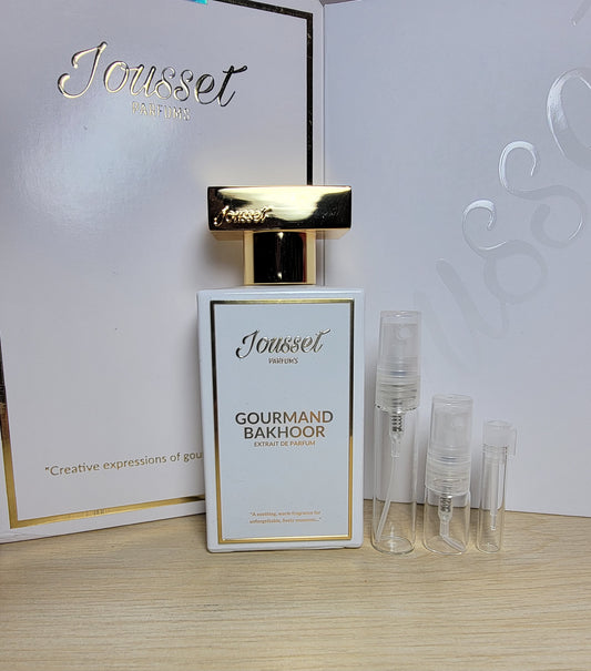 Gourmand Bakhoor - Jousset Parfums, Eau de parfum 0.8ml, 2ml, 5ml sample