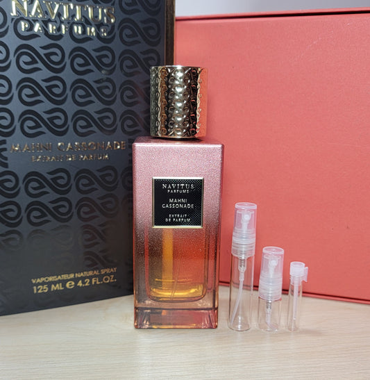 Mahni Cassonade - Navitus Parfums, Extrait de parfum 0.8ml, 2ml, 5ml sample