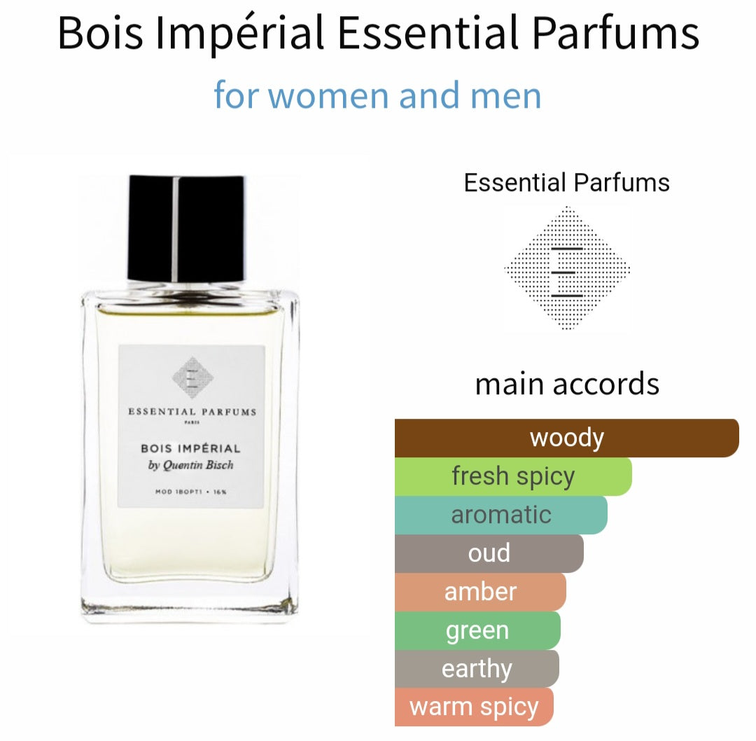 Bois Imperial - Essential Parfums, Eau de parfum 0.8ml, 2ml, 5ml sample