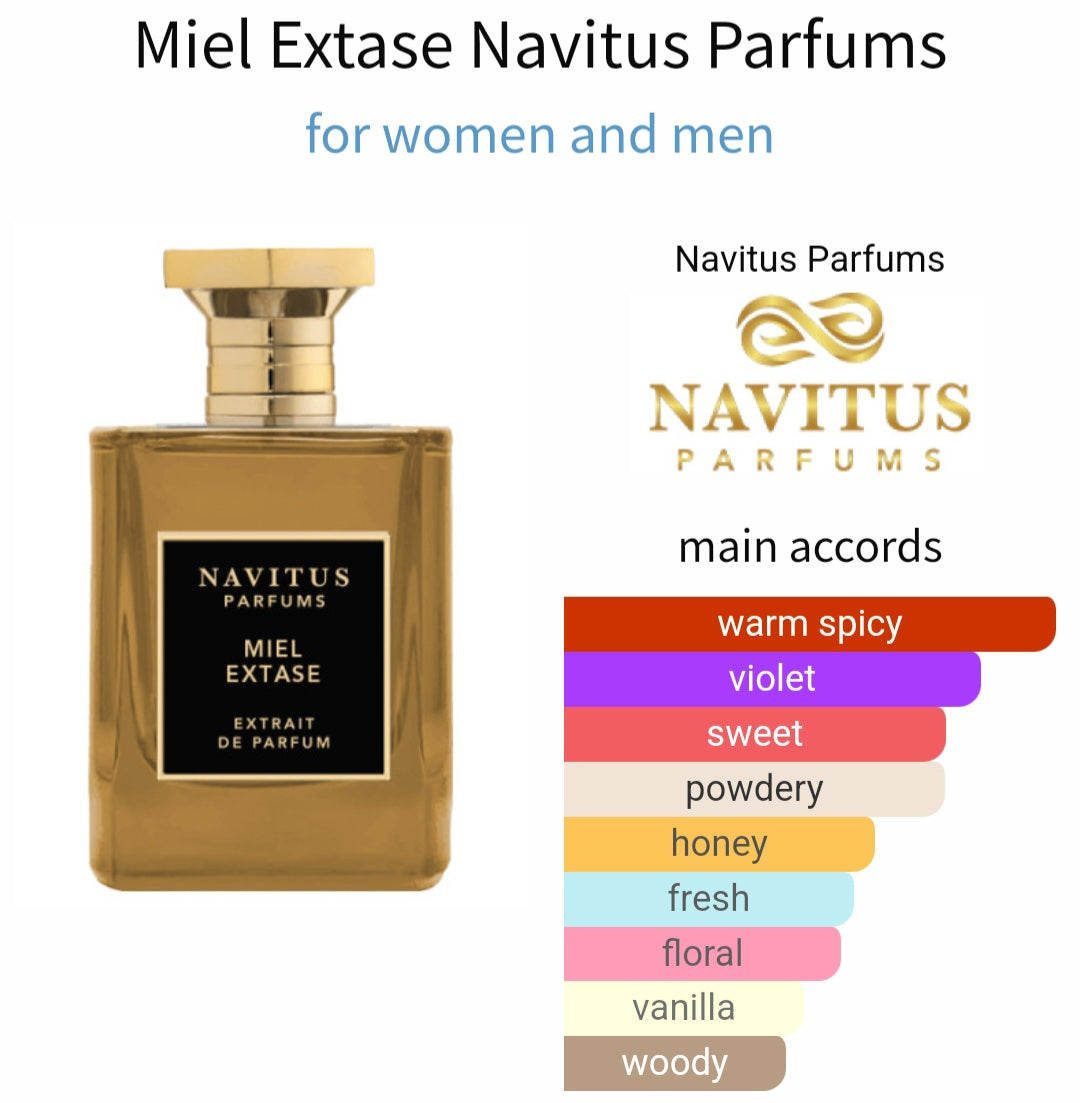 Miel Extase - Navitus Parfums, Extrait de parfum 0.8ml, 2ml, 5ml sample