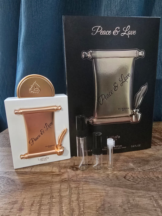 Pride Peace and Love - Lattafa, Eau de parfum 0.8ml, 2ml, 5ml sample