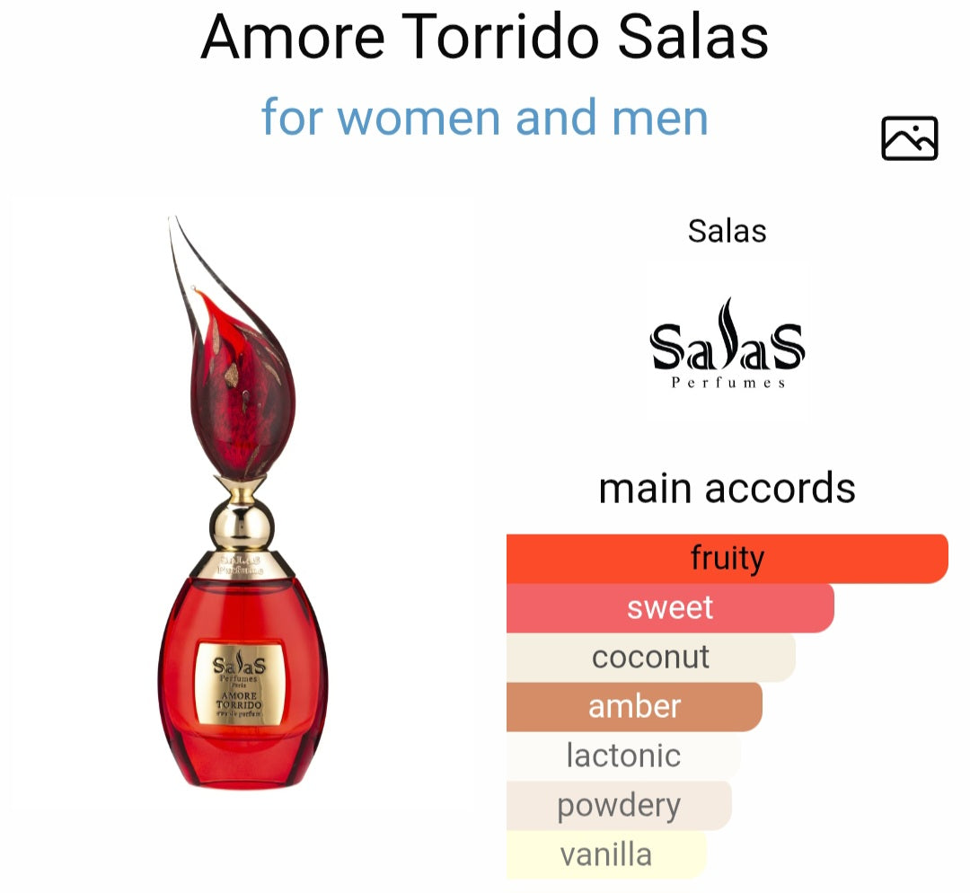 Amore Torrido - Salas, Eau de parfum 0.8ml, 2ml, 5ml sample
